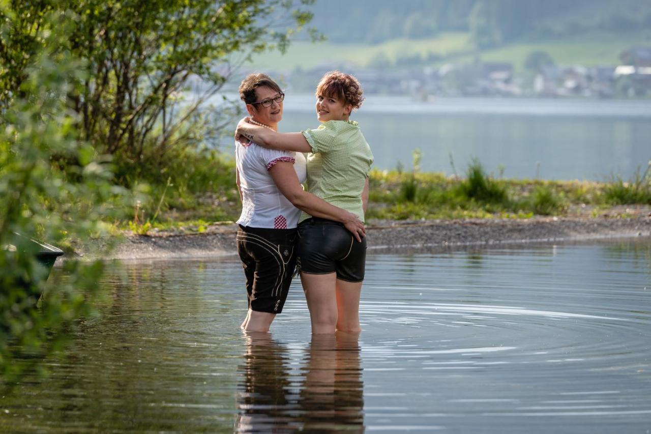 Pension Mitterer Weissensee Buitenkant foto